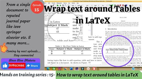 latex tabular wrap text  – Mico