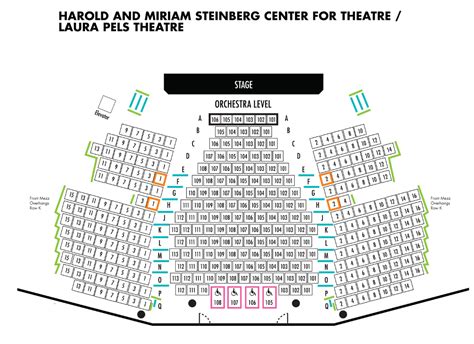 laura pels theater seating chart Description