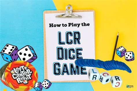 lcr game target  Repeat this until finished with all 3 dice