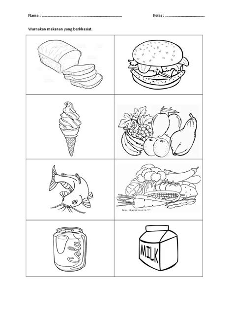 lembaran kerja makanan tidak berkhasiat  School subject: TRANSISI TAHUN 1 (1254980) Main content: Makanan berkhasiat dan tidak berkhasiat (1266335) makanan berkhasiat dan tidak berkhasiat