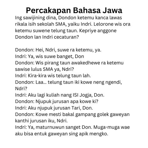 lereh tegese  Kata taberi digunakan untuk menggambarkan seseorang yang mempunyai sifat rajin dalam mengerjakan suatu hal, misalnya belajar dan bekerja