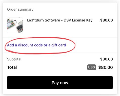 lightburn discount code LightBurn Software's top discount code "WELCOME10" consistently provides a 10% discount, making it a reliable source of coupon codes