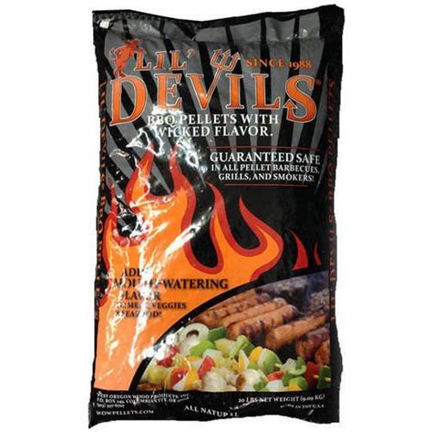 lil devils bbq pellets  Lil Devil’s pellets help seal in natural juices and add an authentic southwestern aroma and flavor you’ll