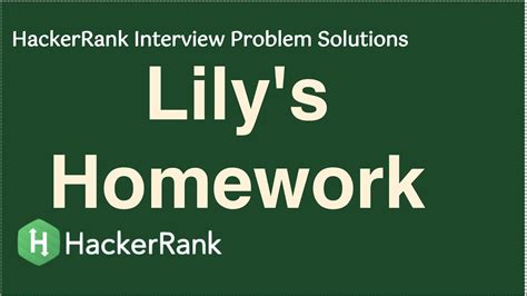 lily's homework hackerrank solution <q> Discussions</q>