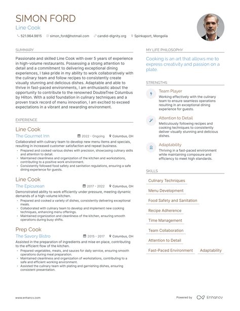 line cook resume examples Prep Cook Resume Examples