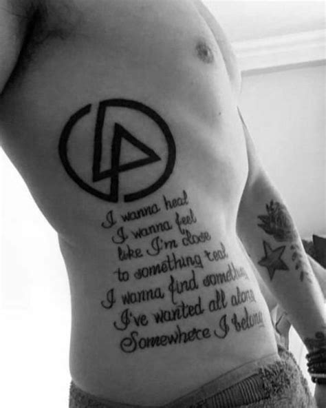 linkin park tattoo  Linkin Park Soldier With Pink X Letter Tattoo