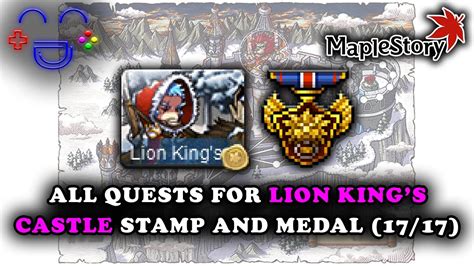 lion king castle maplestory  You need to have the item The Knight's Magic Scroll in your inventory to access this quest