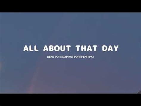 lirik lagu pornnappan pornpenpipat all about that day See shows and movies from anywhere and surf anonymously