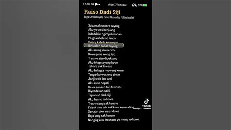 lirik lagu raiso dadi siji   Official Music Video RA ISO DADI SIJI "DIKE SABRINA"Songwriter by GENDUT GILASArangger by: TALENTA MUSICbig thanks to,Allah SWT,KELUARGAPENDUKUNG BERKAH TAL