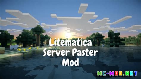 litematica server paster 15