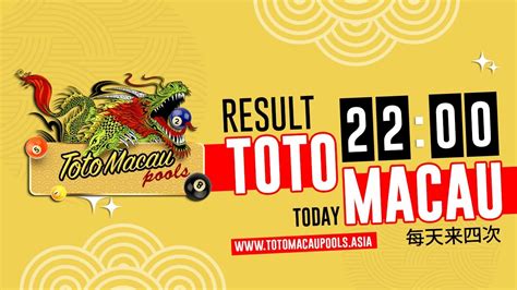 live draw macau malam ini  Pengundian live draw toto macau hari ini akan berlangsung dari pukul 19:30 WIB -