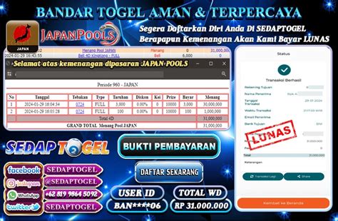 live togel japan hari ini  Ada juga pasaran WILD 4D yang memiliki kemungkinan kemenangan lebih besar seperti WILD 4D ILLINOIS, WILD 4D TEXAS, WILD 4d FLORIDA