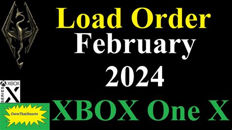 2024 load order Xbox one Skyrim : r/SkyrimModsXbox