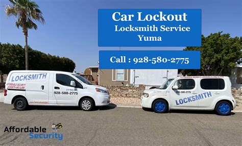 locksmith in yuma arizona  Our residential services are available 7 days a week and comes with a full 90-day warranty on parts and labor