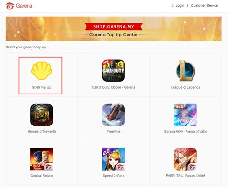 login garena shell  Kalau belum punya, Kamu bisa mendapatkannya di sini