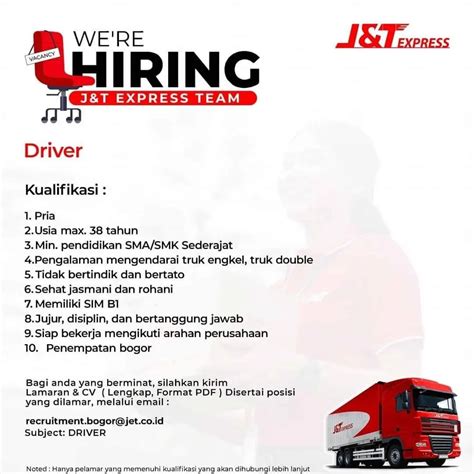 loker driver yakult bogor  Cari loker driver modal sim A polos,KTP,ijasa SD