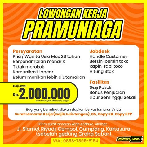 loker jawa pos surabaya hari ini  Klik tombol "Lamar" pada halaman loker Freelance Online yang sudah kamu pilih