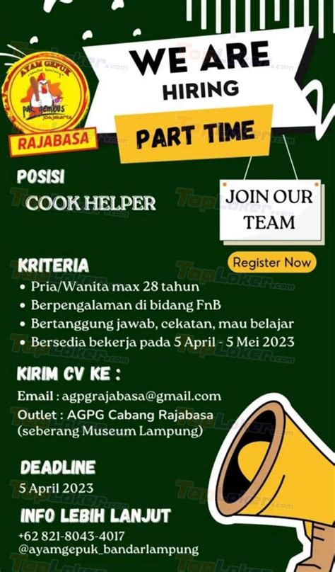 loker part time bandar lampung  Muslim / Muslimah 2