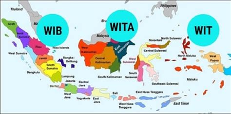 lombok wita atau wit Pembagian Waktu di Indonesia