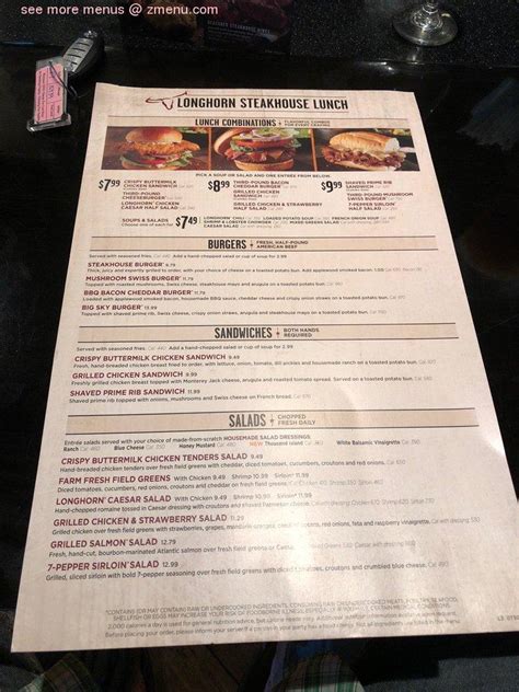 longhorn steakhouse triadelphia menu  Open now : 11:00 AM - 11:00 PM