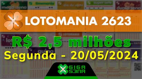 lotomania 2506 giga sena  Sorteio da Lotomania 2250