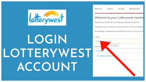 lotterywest login  Telephone: 133 777