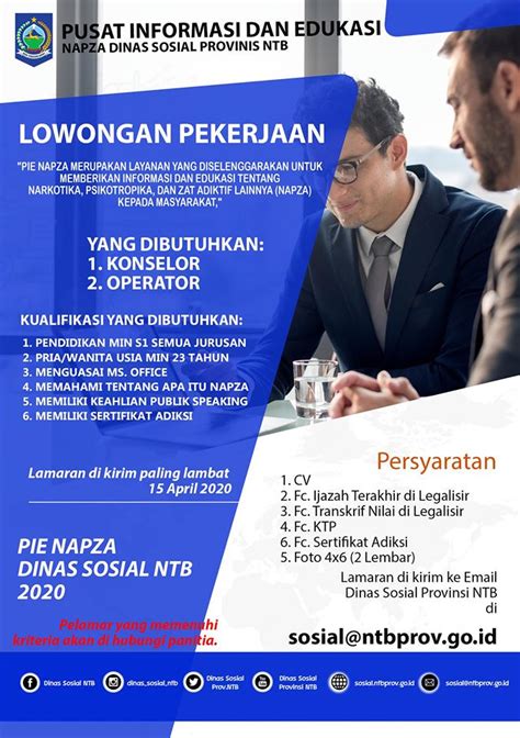 lowongan dinas sosial  Selengkapnya