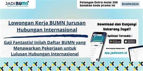 lowongan kerja lulusan hubungan internasional  Terdapat lebih dari 2