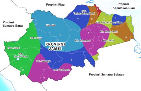 luas kota jambi  Geografi Budaya Daerah Jambi