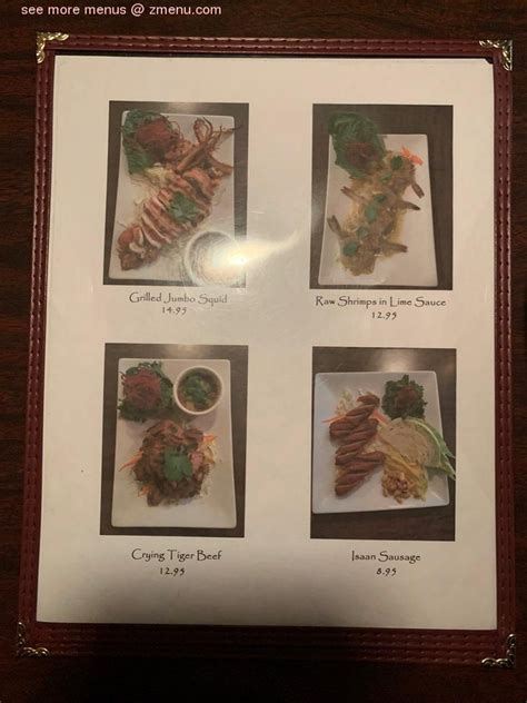 lucki thai bistro menu  0