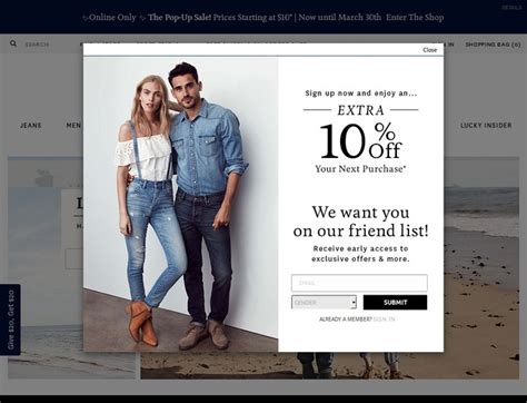 lucky brand jeans promo code  Save up to 70% on top brands every day