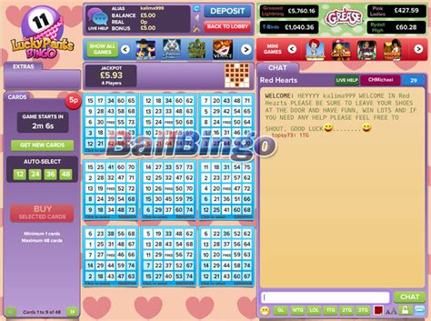 lucky pants bingo sister sites Lucky Pants Bingo has an eye-catching design and a name you will not forget