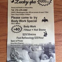 lucky spa washington heights  See Portfolio