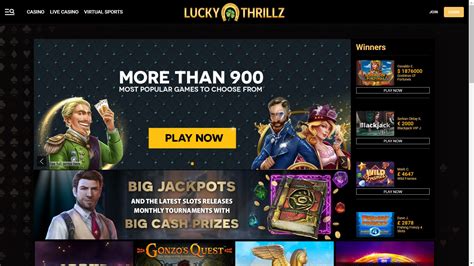 lucky thrillz scam  When a player creates an account at Lucky Thrillz Casino, he or she becomes eligible for the 100% up to 200€/$ welcome bonus along with 100 free spins that are earned in multiple deposits