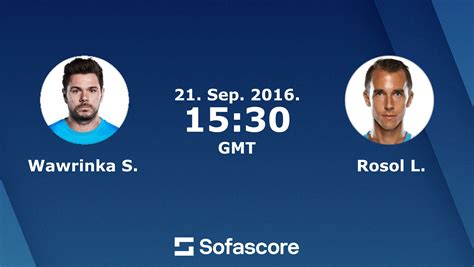 lukas rosol sofascore  Rank 395 Player Activity Round Scores Q2 76 3: 62 Head 2 Head Stats Mirza Basic