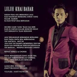 luluh lirik khai bahar chord  Chords for Khai Bahar - LULUH