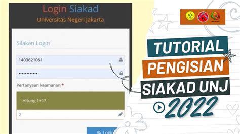 lupa password siakad unj  Pertanyaan