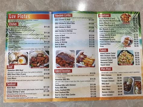 luv hawaiian bbq menu 45