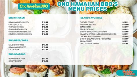 luv hawaiian bbq menu  Breaded chicken with homemade lemon sauce