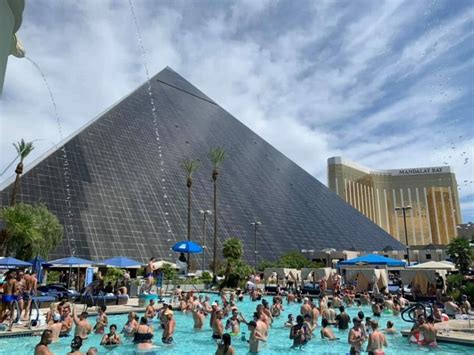 luxor gay pool party  The Luxor's four outdoor swimming pools sit on a 125,650-square-foot pool deck