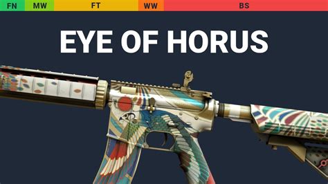 m4a4 auge des horus  Exterior: Field-Tested More accurate but less damaging than its AK-47 counterpart, the M4A4 is the full-auto assault rifle of