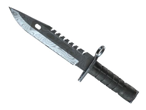 m9 bayonet damascus steel mw 102