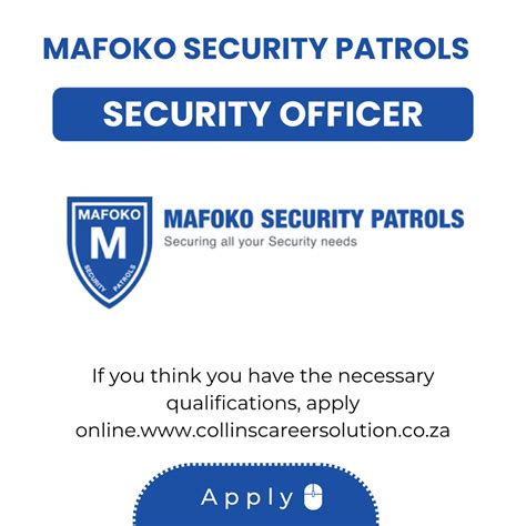 mafoko security jobs in polokwane  Management