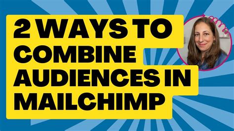 mailchimp combine audiences  Email address is one of the standard fields in a Mailchimp audience as is first name