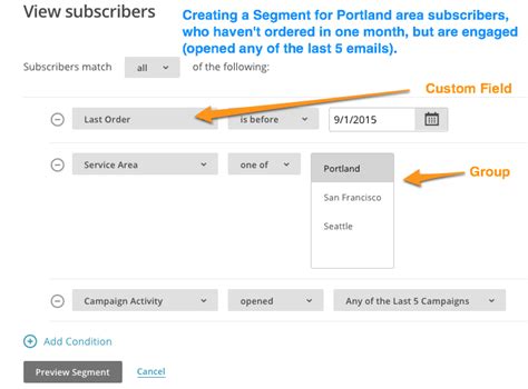 mailchimp create segment  Save a segment in the contact table if you know you want to regularly target the same contacts time after time