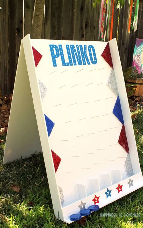 making a plinko board  Diy Carnival