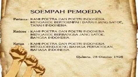 makna dari kalimat kedua dalam sumpah pemuda adalah  Beberapa makna dan dampak penting dari Sumpah Pemuda adalah sebagai berikut: 1