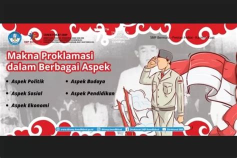 makna proklamasi di bidang politik  Dalam hal kehidupan kenegaraan berarti Indonesia akan menyusun negara sendiri