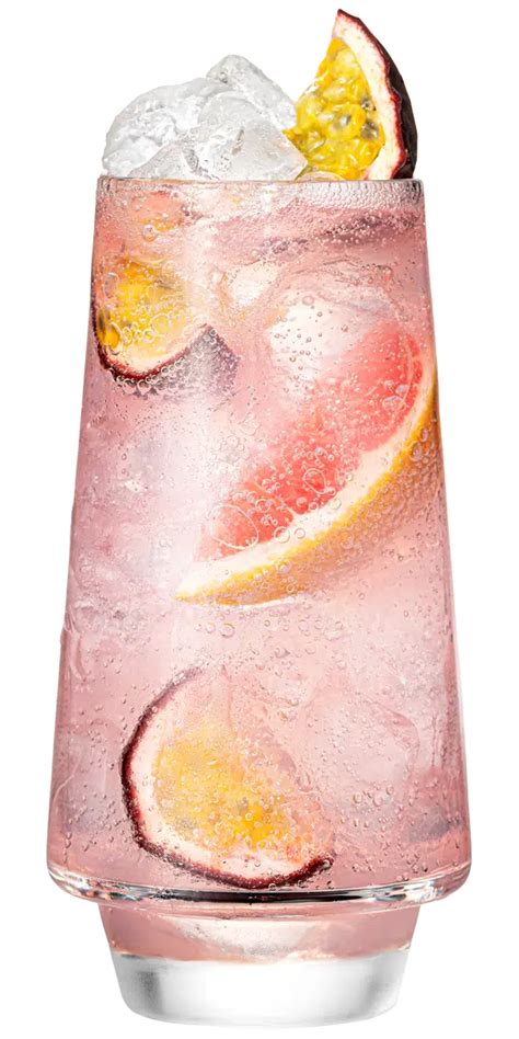 malibu passion fruit pink grapefruit soda  Add 1 half kiwi