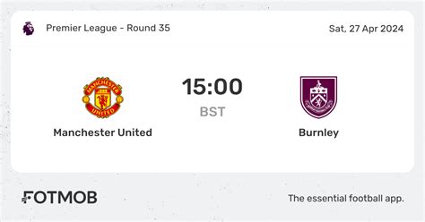 manchester united vs burnley live dimana 25 EST